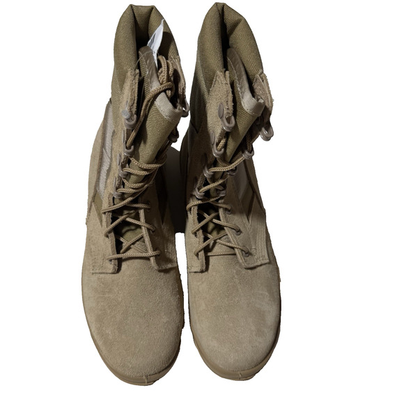 6 Wo's Military Hot weather steel Toe Combat boot, TAN - Picture 13 of 16